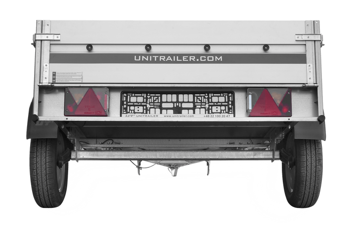 Anhänger mit ALU-Bordwänden 200x125 Unitrailer Garden 201 KIPP ALU