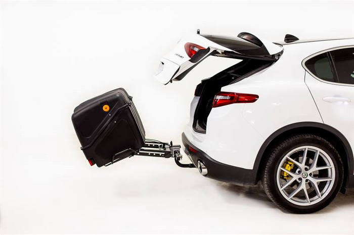 Towbox V1 Black Edition – Anhängerkupplungs-Gepäckbox