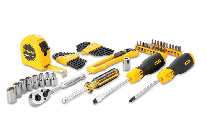 STANLEY STMT0-74864 Handwerkzeugset im 51-teiligen Koffer.