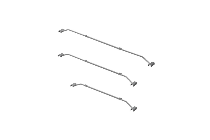 Flache Planenhalterung für ProPlus-Anhänger 340914V01, verstellbar 100–155 cm