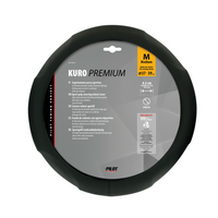 LAMPA KURO Lenkradbezug 37-39 cm schwarz 