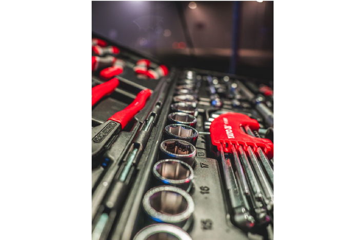 YATO YT-38901 Werkzeugsatz 1/2" 1/4" 122-teilig.