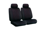 LAMPA Glamur schwarz, Satz Autositzbezüge für die Vordersitze