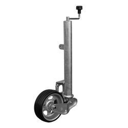 UNITRAILER automatisches Stützrad mit Griff 500 kg 60 mm 660–904 mm