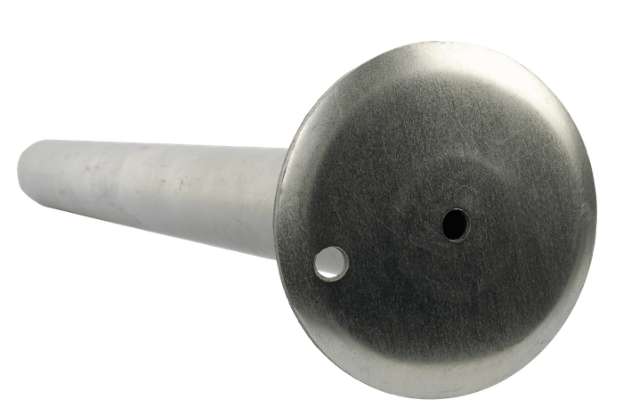 Ausziehbare Kurbelstütze WINTERHOFF ST48-120 für 150-kg-Anhänger 600–820 mm