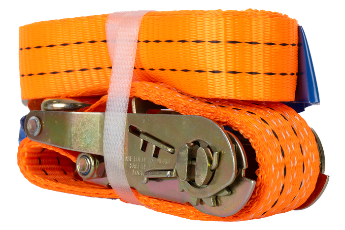 UNITRAILER 3 m/35 mm/2 t orangefarbenes Transportband mit Spanner
