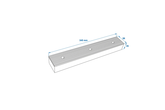 ProPlus 345486 Gummipuffer/Kotflügel für 345-mm-Bootstrailer