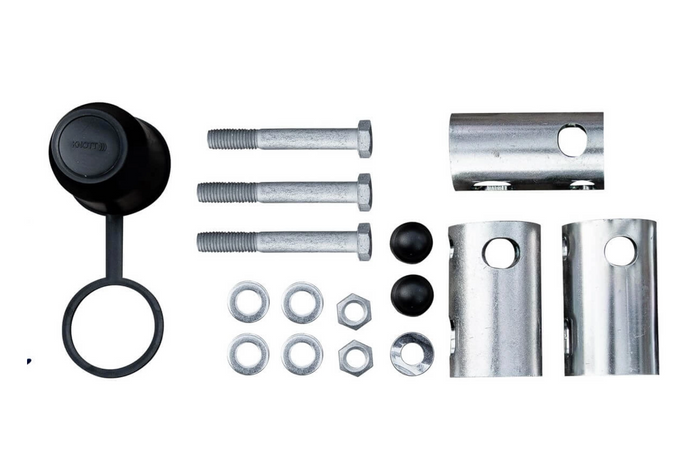 KNOTT KS30 Antischlingerkupplung für Anhänger 3000 kg mit  Zugdeichsel rund von 35-50 mm