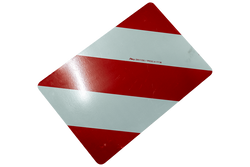 AUSGANGS-Warnschild „ÜBERGROSS“ HÜGEL rechts