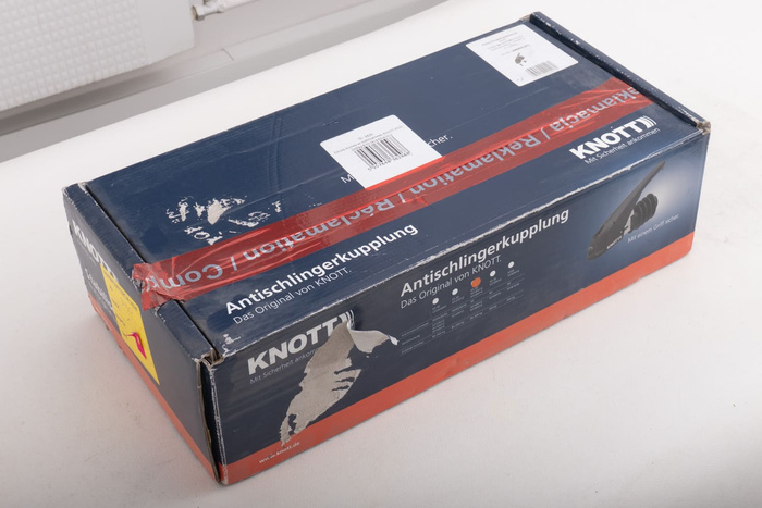 OUTLET KNOTT KS30 Kugelkupplung mit Stabilisator für 3000 kg Anhänger mit 50 mm Zugstange 85 