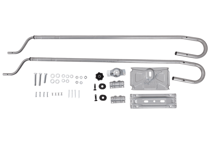 KNOTT Reserveradhalterung für Wohnwagen 1200-1500mm
