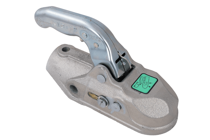 KNOTT K35-A Kugelkopfkupplung für einen 3500kg Anhänger mit einer 50mm Rohrdeichsel, Gusseisen