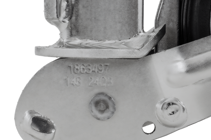 AL-KO 1863497 automatisches Stützrad mit Halterung 400 kg 60 mm 775–1010 mm