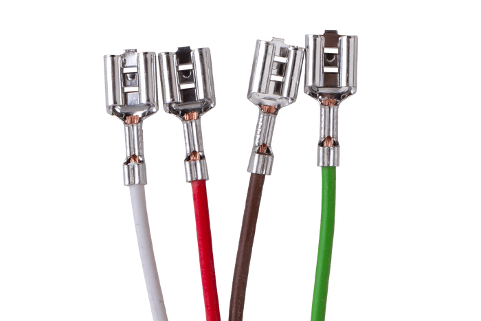 MANTES Elektroinstallation Anhängerkabelbaum 4m 7PIN Stecker 6.3 Anschlüsse