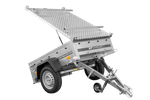 Einachsanhänger 750 kg, 150 x 106 cm Garden Trailer 150 KIPP mit Aluminium-Deckel