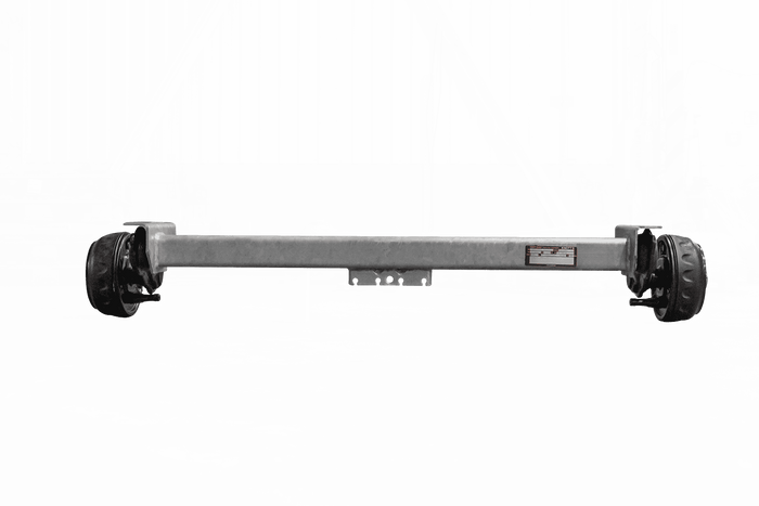 KNOTT VGB13M gebremste Achse für Anhänger/Autotransporter 1350 kg 1200 mm 1550 mm 5x112