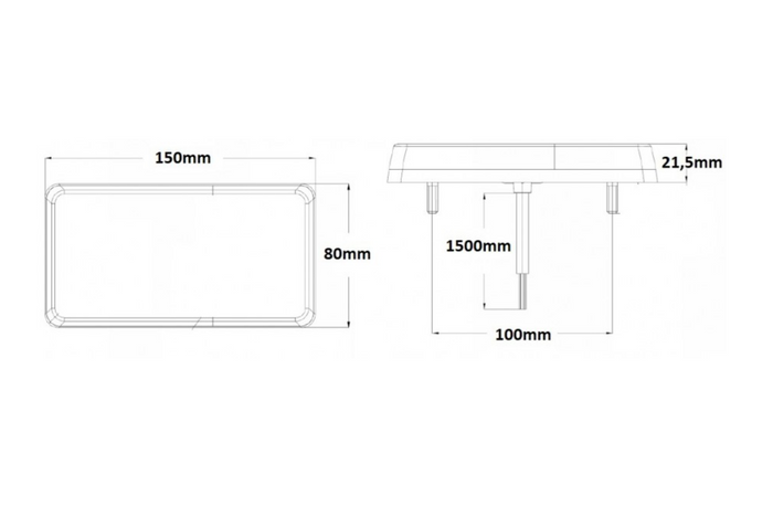 KAMAR L2295-Z LED-Rückleuchten, 4 Funktionen, links + rechts