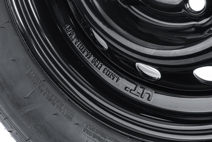 Verstärktes Anhängerrad REIFEN LINGLONG 165/80 R13C 96/94N UNITRAILER FELGE schwarz 4.5Jx13"H2 5x112 ET:30