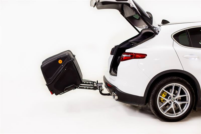 Towbox V1 Black Edition – Anhängerkupplungs-Gepäckbox