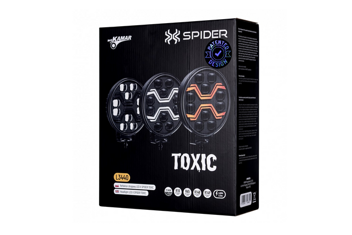 LED-Arbeitsscheinwerfer-Reflektor KAMAR X-SPIDER TOXIC L3440 10xLED 80W