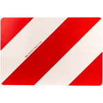 ÜBERGROSSE HERMON-Markierungsschilder links+rechts