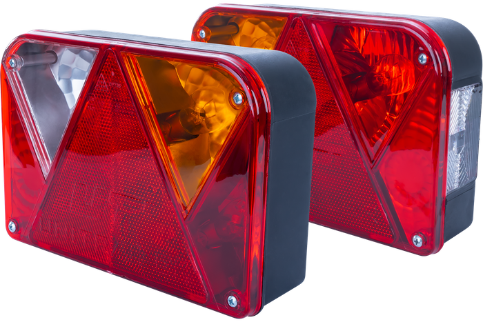 Lichtset: DOBPLAST Rückleuchte+ DOBPLAST LED-Umrissleuchte + MANTES 7m mit 13-Poligem Kabelbaum + Schnellverbinder