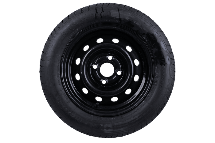 OUTLET Anhängerrad REIFEN LINGLONG 155/70 R13 75N FELGE UNITRAILER schwarz 4Jx13" 4x100 ET:30