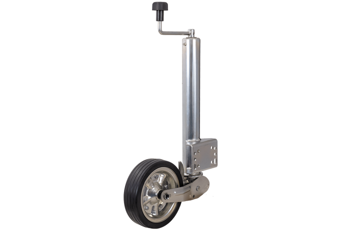 KNOTT ATK60 verstärktes Stützrad mit Griff 350 kg 60 mm 785–1020 mm