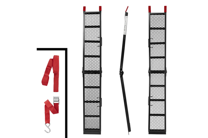 ProPlus 390094 klappbare Rampe für Anhänger 203 cm 340 kg