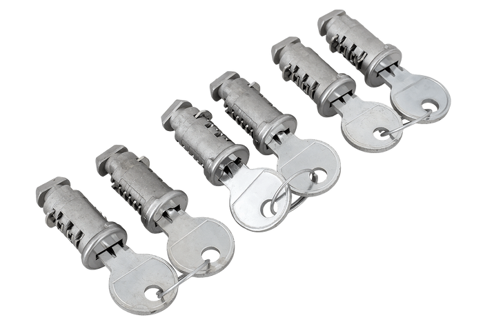 Set mit universellen Schlössern und Schlüsseln (6 Stück)