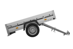 Anhänger mit Aluminiumseitenwänden 200x125 Unitrailer Garden 201 KIPP ALU