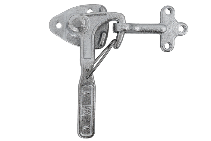 Anhängerkupplung rechts mit WINTERHOFF WV 10-R + WVG 10-A Verschluss komplett Anhänger Seitenverschluss