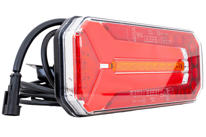 WAŚ W150DD LED-Rückleuchte mit 6 Funktionen, universell 