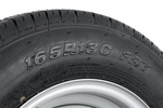 Satz von zwei verstärkten Rädern für den Anhänger. LINGLONG REIFEN 165/80 R13C 96/94N UNITRAILER-FELGEN 4,5Jx13" 5x112 ET:30