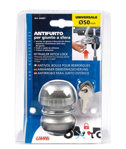 Diebstahlsicherung für Kugelkupplung 50 mm