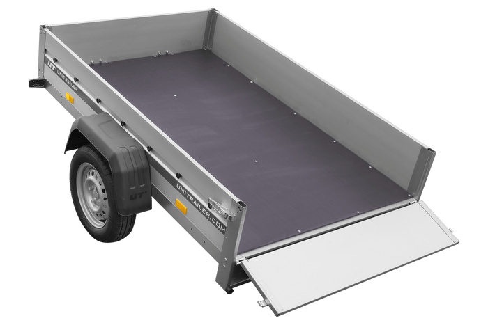 Anhänger mit ALU-Bordwänden 200x125 Unitrailer Garden 201 KIPP ALU