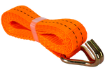 UNITRAILER 3 m/35 mm/2 t orangefarbenes Transportband mit Spanner