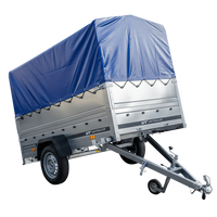 Führerschein B Anhänger GARDEN TRAILER 230 KIPP mit Stützrad, zusätzlichen Bordwänden, Hochplane und Hochspriegel H800