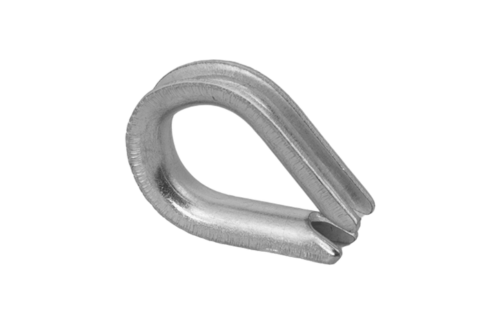 DROMET KU.4 Seilkausche, Stahlkordel, 4mm