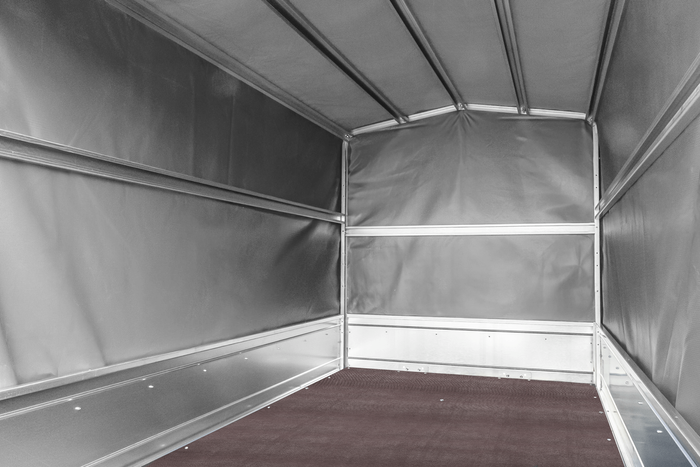 PKW-Anhänger 230x125 UNITRAILER GARDEN 230 KIPP mit  grauer Hochplane 110 cm