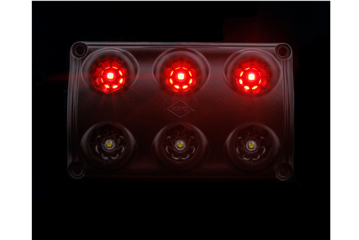 HORPOL LWD2325/CZ LED 720lm schwarze Innenraumleuchte für Autos