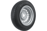 Satz von zwei Rädern für Anhänger UNITRAILER / TEMARED / BRENDERUP / STEMA / BÖCKMANN REIFEN KENDA 145/80 R13 78N STARCO FELGEN 4Jx13"H2 4x100 ET:30