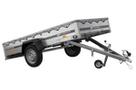 Anhänger mit Flachplane GARDEN TRAILER 264 KIPP [inkl. Planenträger]
