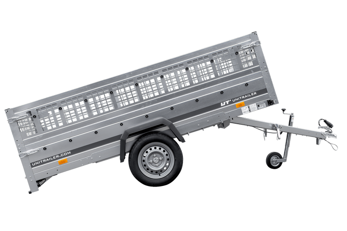 Trailer Anhänger GARDEN TRAILER 264 KIPP mit Gitteraufsatz und Stützrad