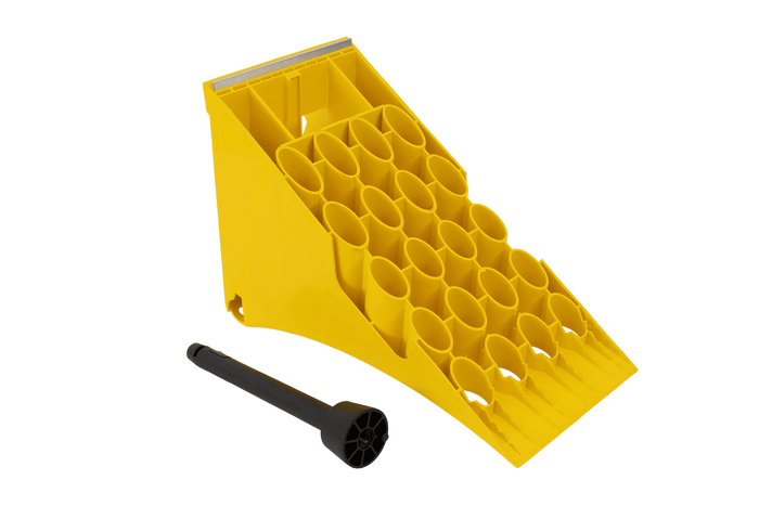 LOKHEN Unterlegkeil h: 225 mm E53 / komplett mit Halter