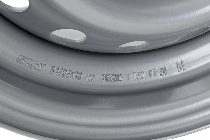 Stahlfelge für UNITRAILER-Anhänger 5,5Jx13"H2 5x112 ET:30