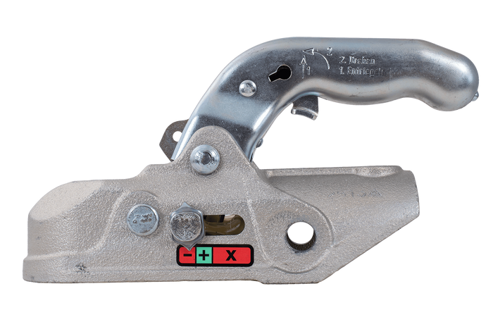 KNOTT K35-A Kugelkopfkupplung für einen 3500kg Anhänger mit einer 50mm Rohrdeichsel, Gusseisen