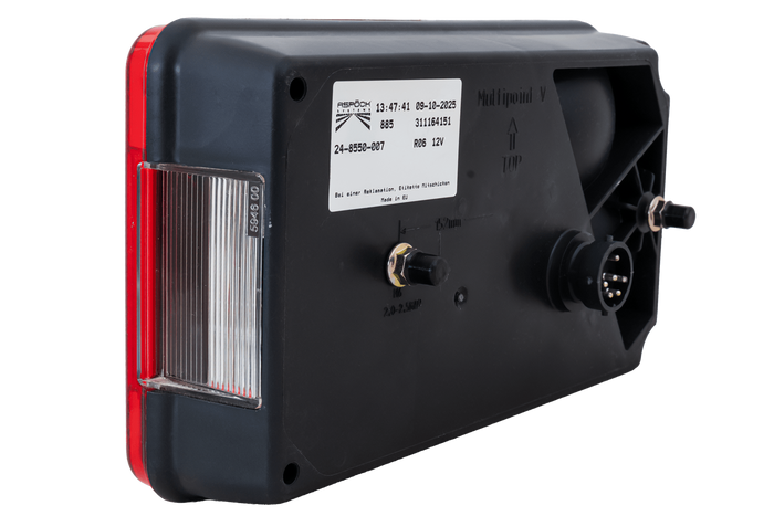 ASPÖCK Multipoint V Rückleuchte, 7 Funktionen, links