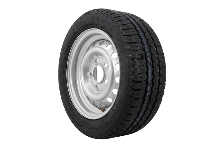 Verstärktes Rad für Anhänger REIFEN WANDA 195/50 R13C 104/101N FELGE TRAILER TOP 5.5Jx13"H2 5x112 ET:30