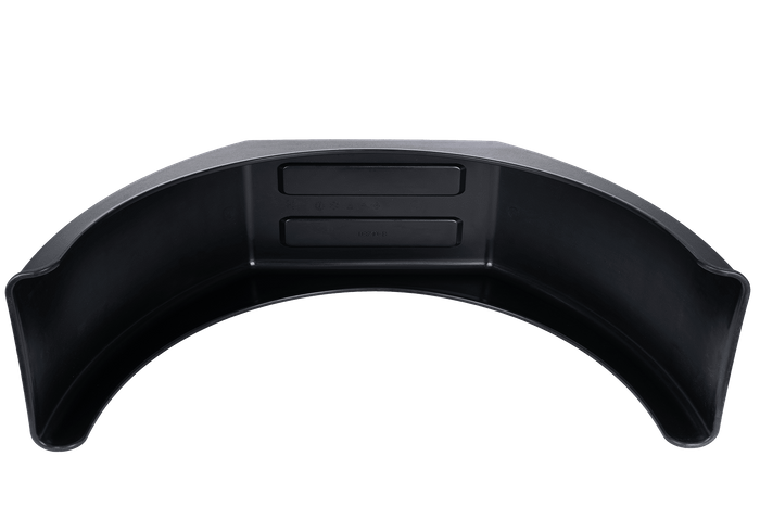 Satz mit zwei Kotflügeln für einen 14-17" Anhänger DOMAR DK3110 flache Radkästen 870/260mm